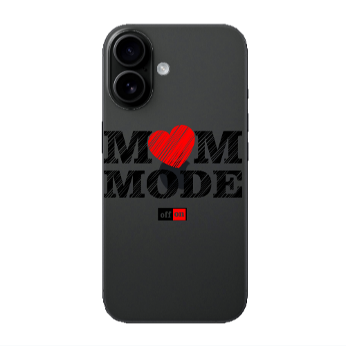 Apple Iphone 16 plus Mom mode on Transparent Silicone TPU Θήκη