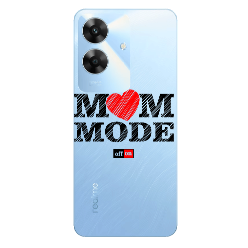 Realme Note 60 Mom mode on Transparent Silicone TPU Θήκη