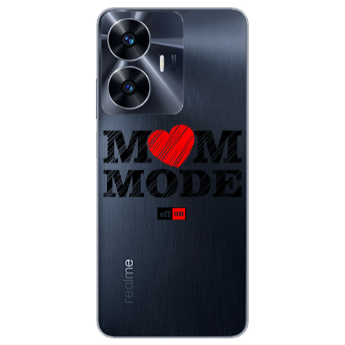 Realme Note 50 Mom mode on Transparent Silicone TPU Θήκη