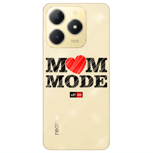 Realme C61 Mom mode on Transparent Silicone TPU Θήκη