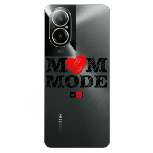 Realme C67 Mom mode on Transparent Silicone TPU Θήκη