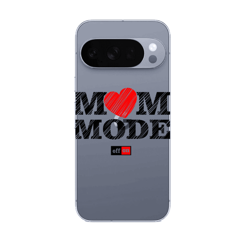 Google Pixel 10 Pro Mom mode on Transparent Silicone TPU Θήκη