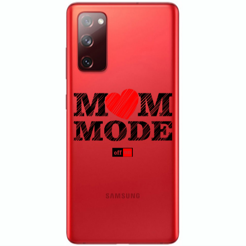 Samsung S20 FE Mom mode on Transparent Silicone TPU Θήκη