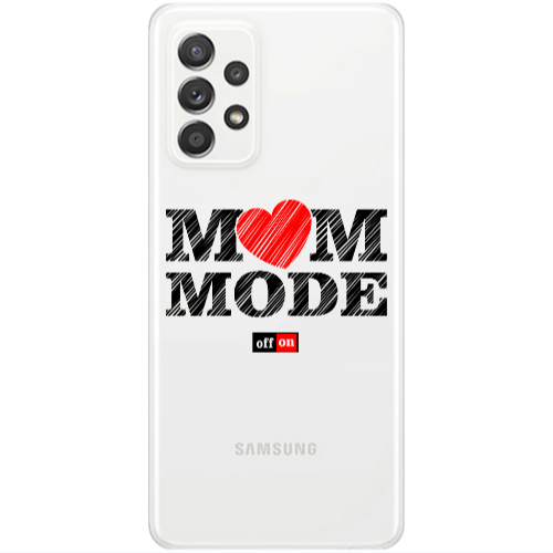 Samsung A53 Mom mode on Transparent Silicone TPU Θήκη