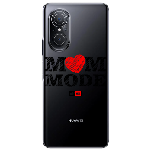Huawei Nova 9 SE Mom mode on Transparent Silicone TPU Θήκη