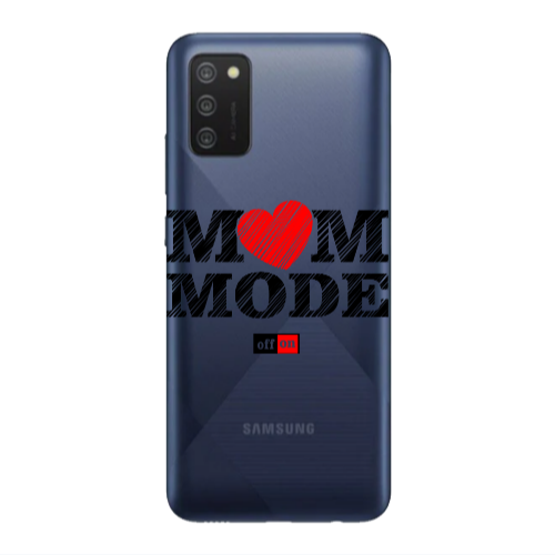 Samsung A03S Mom mode on Transparent Silicone TPU Θήκη