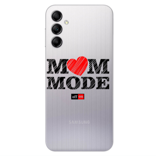 Samsung A14 5G Mom mode on Transparent Silicone TPU Θήκη