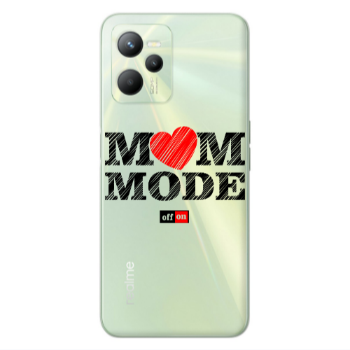 Realme C35 Mom mode on Transparent Silicone TPU Θήκη
