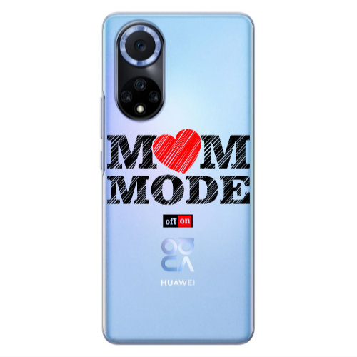 Huawei Nova 9 Mom mode on Transparent Silicone TPU Θήκη
