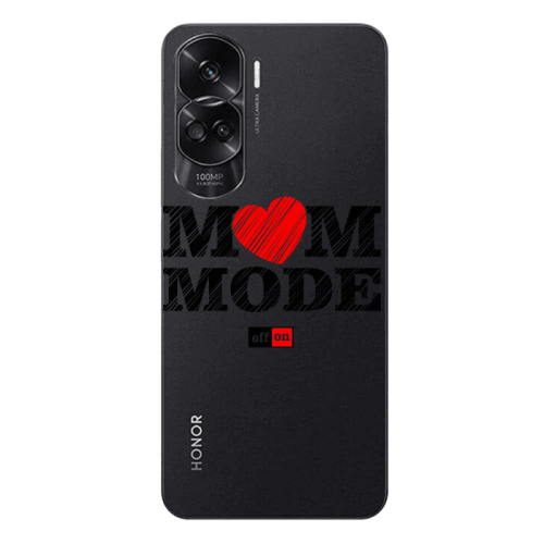 Honor 90 Lite 5G Mom mode on Transparent Silicone TPU Θήκη