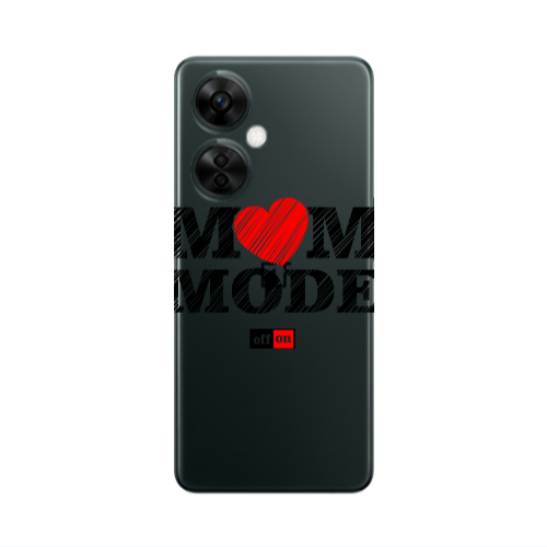 Oneplus Nord CE 3 Lite 5G Mom mode on Transparent Silicone TPU Θήκη