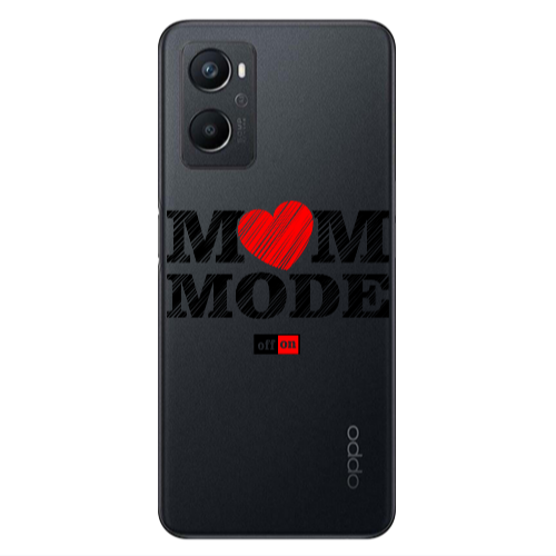 Oppo A 96 Mom mode on Transparent Silicone TPU Θήκη