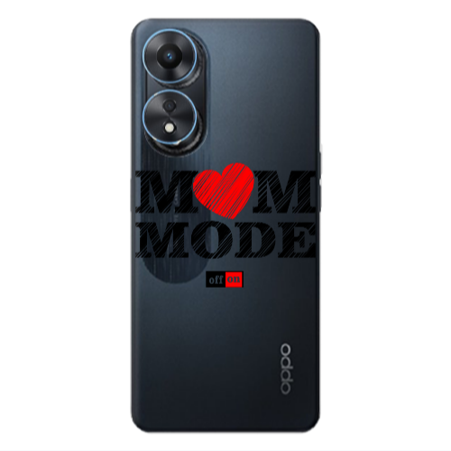 Oppo A 98 Mom mode on Transparent Silicone TPU Θήκη