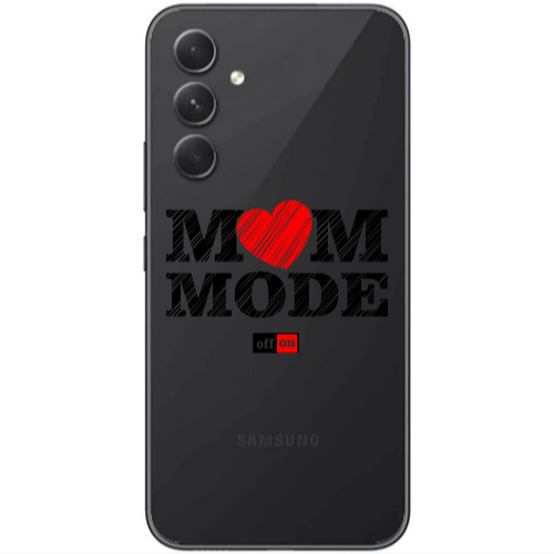 Samsung Galaxy A25 Mom mode on Transparent Silicone TPU Θήκη