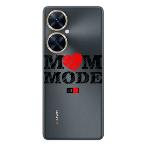 Huawei Nova 11i Mom mode on Transparent Silicone TPU Θήκη