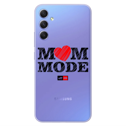 Samsung A25 Mom mode on Transparent Silicone TPU Θήκη