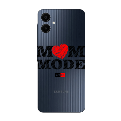 Samsung A06 Mom mode on Transparent Silicone TPU Θήκη