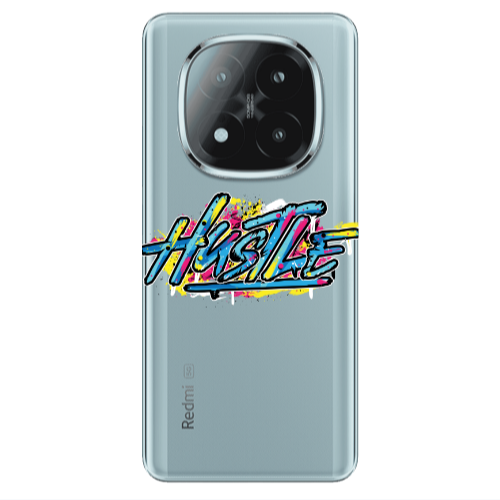 Xiaomi Redmi Note 14 Pro + 5g Hustle Transparent Silicone TPU Θήκη