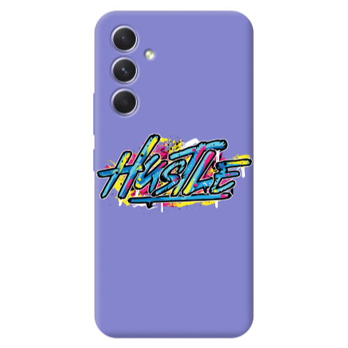 Samsung A56 No pain Purple Colored Silicone TPU Θήκη