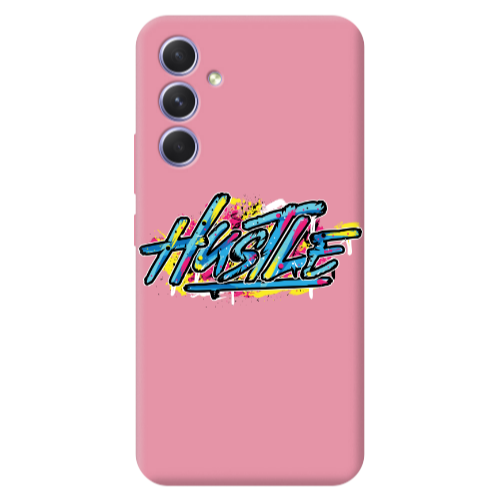 Samsung A56 No pain Pink Colored Silicone TPU Θήκη
