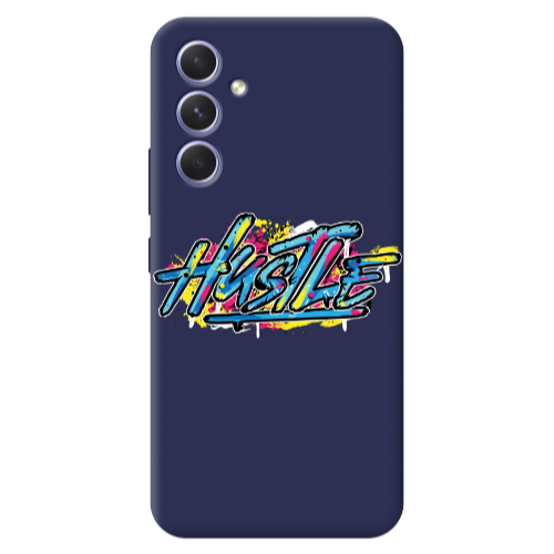 Samsung A56 No pain Dark blue Colored Silicone TPU Θήκη