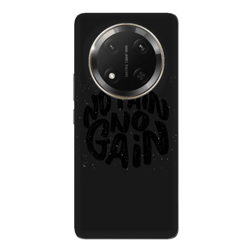 Honor Magic 7 Lite Hustle Black Colored Silicone TPU Θήκη
