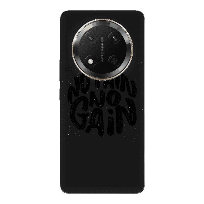 Honor Magic 7 Lite Hustle Black Colored Silicone TPU Θήκη