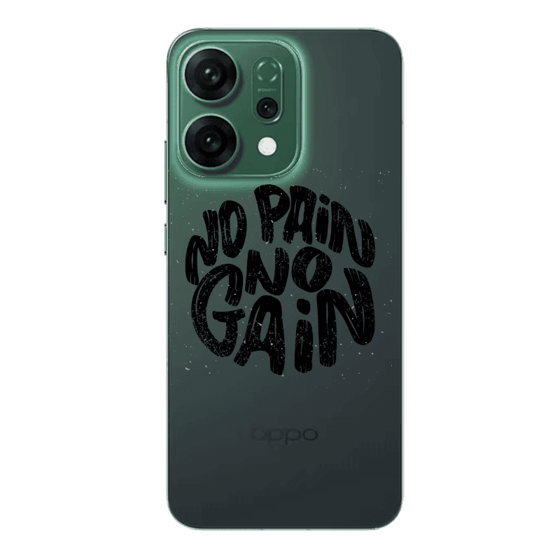 Oppo RENO 14 Hustle Transparent Silicone TPU Θήκη