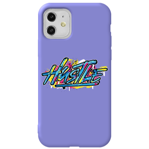 Apple iPhone 11  Hustle Purple Colored Silicone TPU Θήκη
