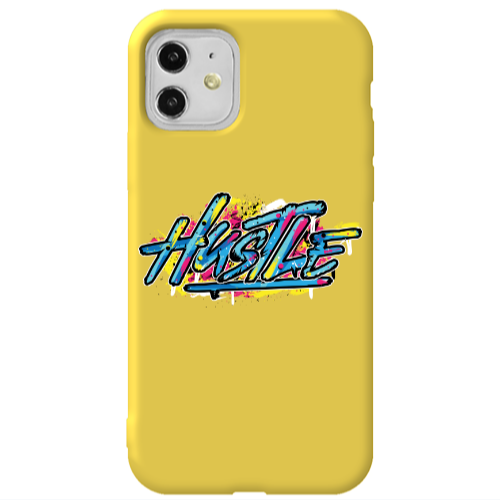 Apple iPhone 11  Hustle Yellow Colored Silicone TPU Θήκη