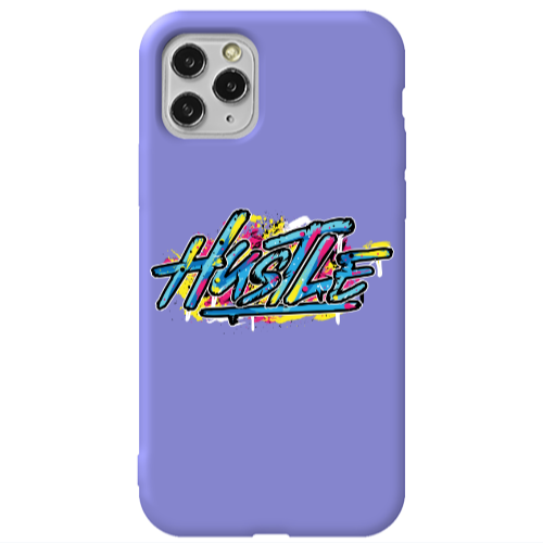 Apple iPhone 11 Pro Hustle Purple Colored Silicone TPU Θήκη