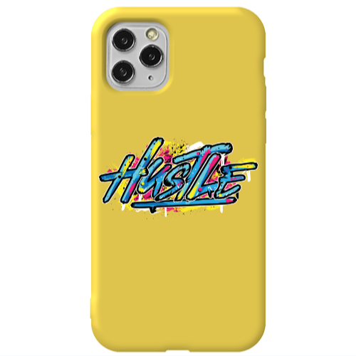 Apple iPhone 11 Pro Hustle Yellow Colored Silicone TPU Θήκη