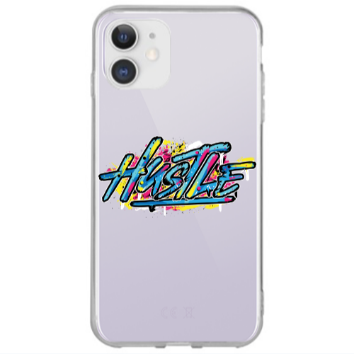Apple iPhone 12 Hustle Transparent Silicone TPU Θήκη