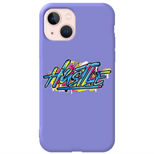 Apple iPhone 13 Hustle Purple Colored Silicone TPU Θήκη
