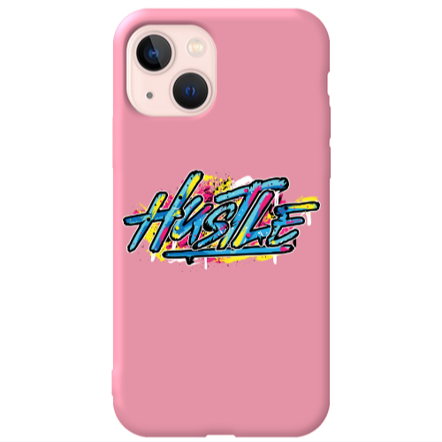 Apple iPhone 13 Hustle Pink Colored Silicone TPU Θήκη