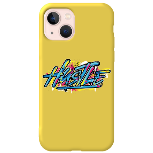 Apple iPhone 13 Hustle Yellow Colored Silicone TPU Θήκη