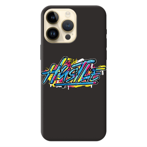 Apple iPhone 13 Pro Max Hustle Black Colored Silicone TPU Θήκη