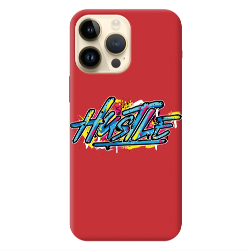 Apple iPhone 13 Pro Max Hustle Red Colored Silicone TPU Θήκη