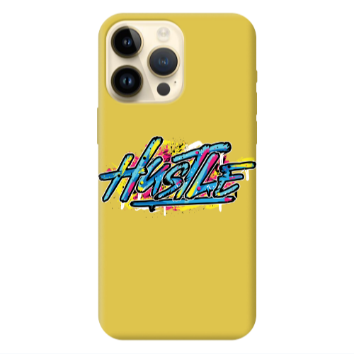 Apple iPhone 13 Pro Max Hustle Yellow Colored Silicone TPU Θήκη