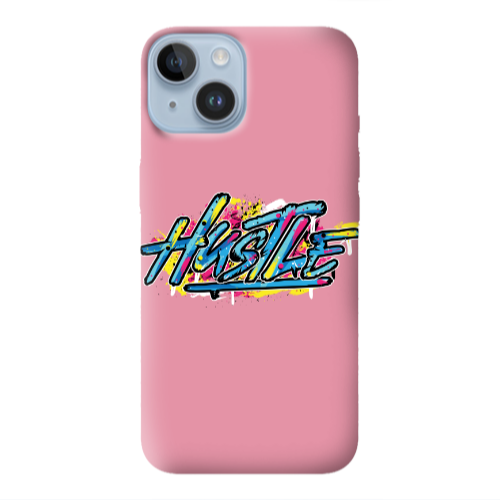 Apple iPhone 14  Hustle Pink Colored Silicone TPU Θήκη