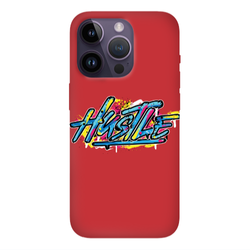 Apple iPhone 14 Pro Max Hustle Red Colored Silicone TPU Θήκη
