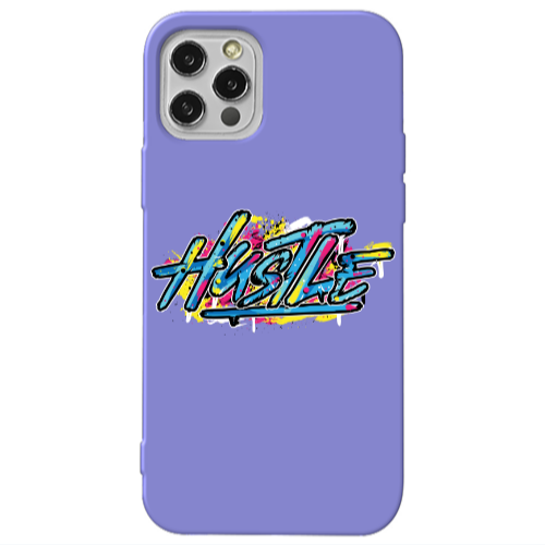 Apple iPhone 13 Pro Hustle Purple Colored Silicone TPU Θήκη