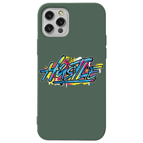 Apple iPhone 13 Pro Hustle Dark Green Colored Silicone TPU Θήκη
