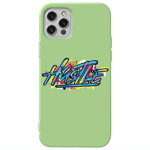 Apple iPhone 12 Pro Max Hustle Light Green Colored Silicone TPU Θήκη