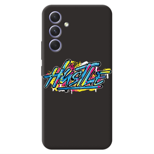 Samsung A54 No pain Black Colored Silicone TPU Θήκη