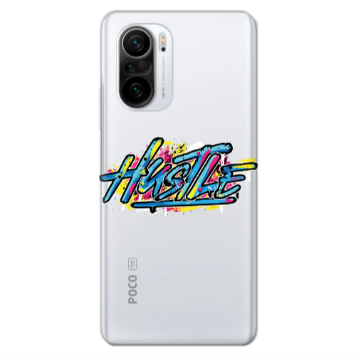 Xiaomi Poco F3 Hustle Transparent Silicone TPU Θήκη
