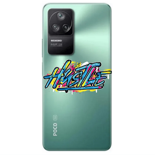 Xiaomi Poco F4 Hustle Transparent Silicone TPU Θήκη