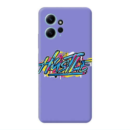 Xiaomi Redmi Note 12 4G Hustle Purple Colored Silicone TPU Θήκη