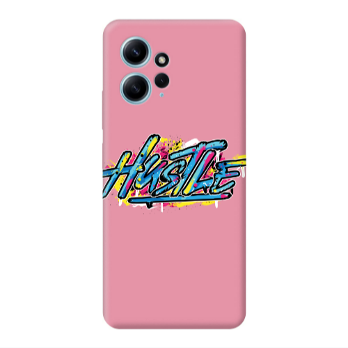 Xiaomi Redmi Note 12 4G Hustle Pink Colored Silicone TPU Θήκη