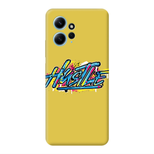 Xiaomi Redmi Note 12 4G Hustle Yellow Colored Silicone TPU Θήκη